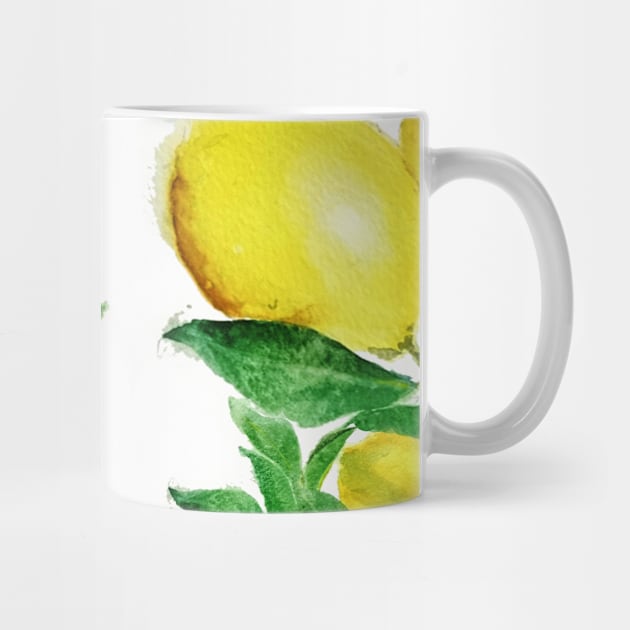 lemon pattern art by colorandcolor